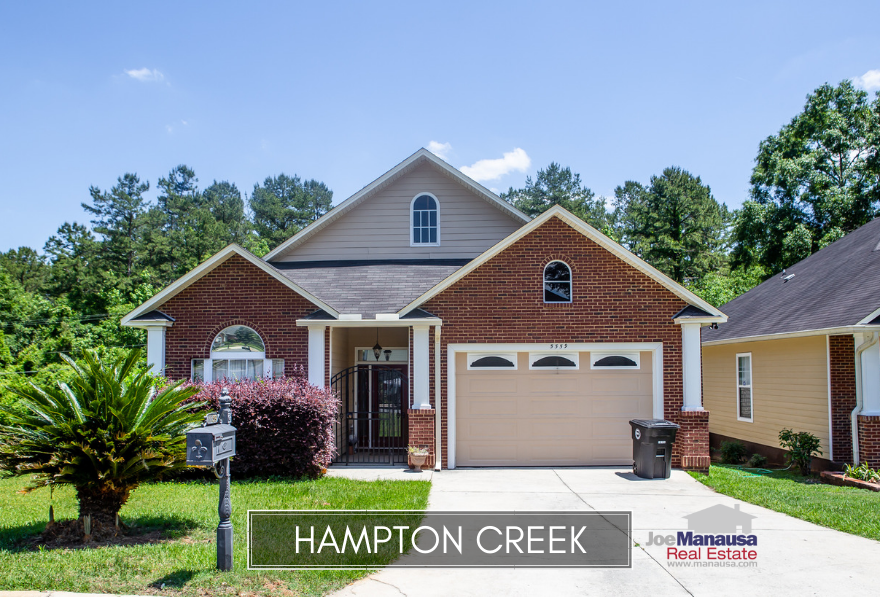 Hampton Creek is a popular SE Tallahassee neighborhood that features roughly 200 attached and detached single-family homes.