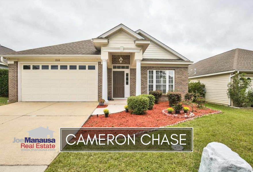 Cameron Chase is located at the southern edge of Killearn Estates and contains approximately 130 three and four bedroom homes.