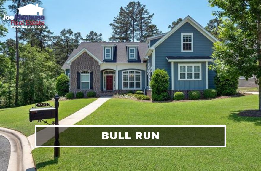 Bull Run is a nearly 20-year-old neighborhood with about 380 four and three-bedroom single-family detached homes on low-maintenance lots.