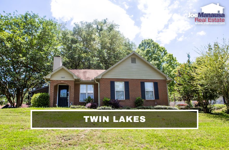 Twin Lakes has nearly 100 detached and attached two and three-bedroom homes that are nearly forty years old and priced well below the market.