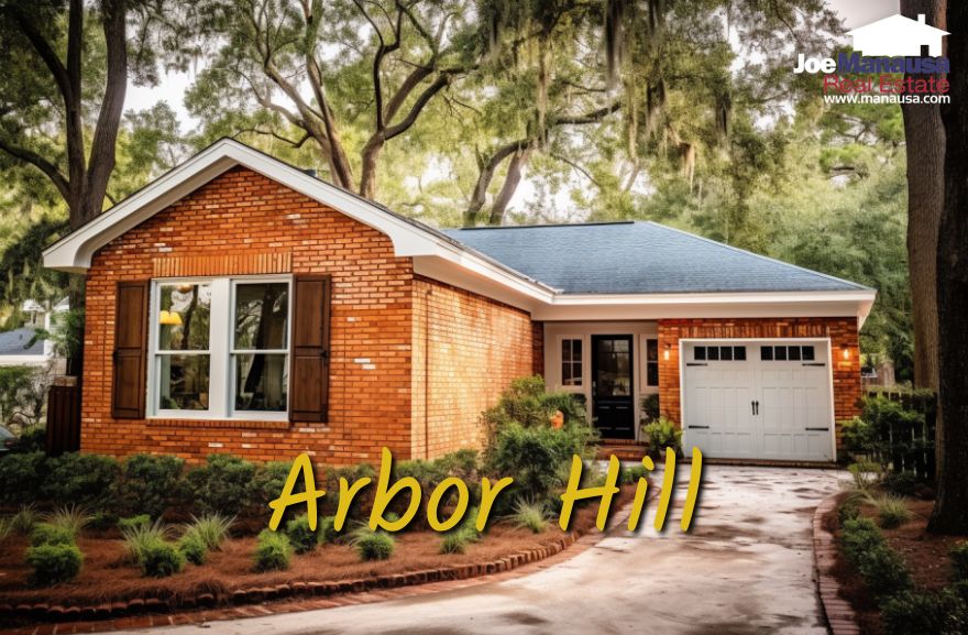 Arbor Hill is a charming and desirable neighborhood located on the southern border of Killearn Estates in NE Tallahassee