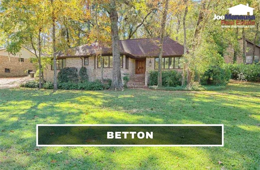 The Betton neighborhoods in Midtown Tallahassee include Betton Hill, Betton Hills, Betton Estates, Betton Woods, Betton Place, Betton Oaks, and Betton Brook.