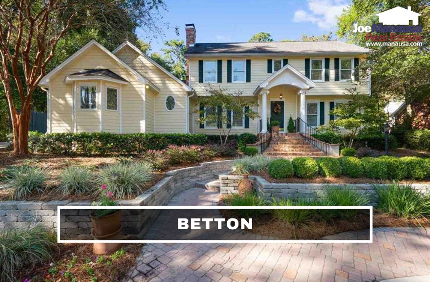 The Betton neighborhoods in Midtown Tallahassee contain a wide array of three, four, and five-bedroom single-family detached homes on large lots.