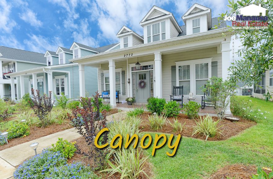 The Canopy neighborhood in NE Tallahassee is a beautiful and upscale area known for its natural setting, luxurious homes, and top-notch amenities. It offers a high-end living experience with a focus on sustainability and eco-friendliness.
