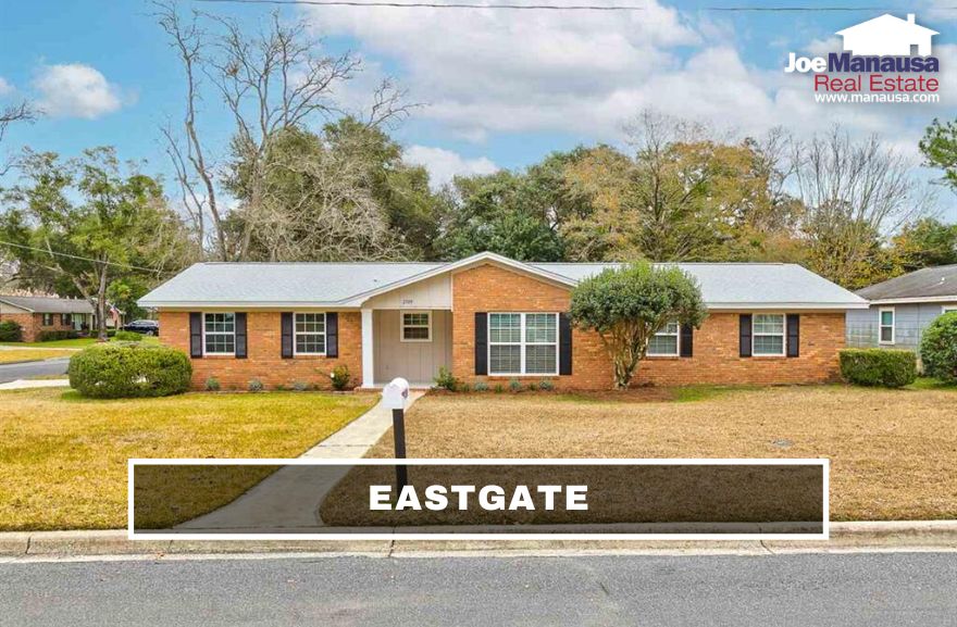 Eastgate is a popular neighborhood located on the east side of Capital Circle NE just south of I-10, perfectly situated in the heart of Northeast Tallahassee.