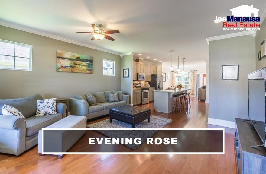 Evening Rose is a relatively new Northeast Tallahassee neighborhood that when complete will contain about eighty-four and three-bedroom homes.