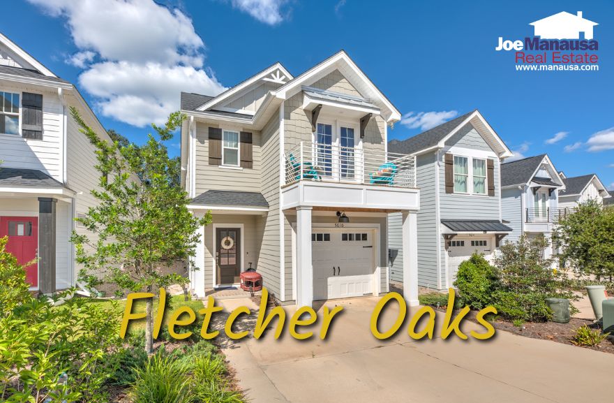 Fletcher Oaks, a new residential community in northeastern Tallahassee, Florida, stands out for its modern design and upscale living experience.