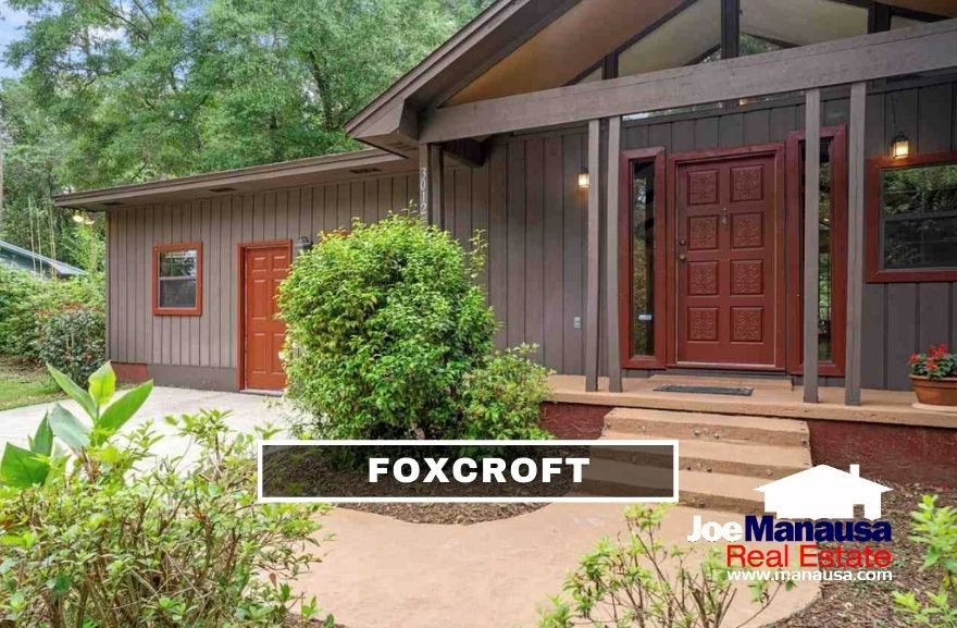 Foxcroft Tallahassee, FL Foxcroft is a popular Northeast Tallahassee neighborhood located on the east side of Thomasville Road on the western edge of Killearn Estates.
