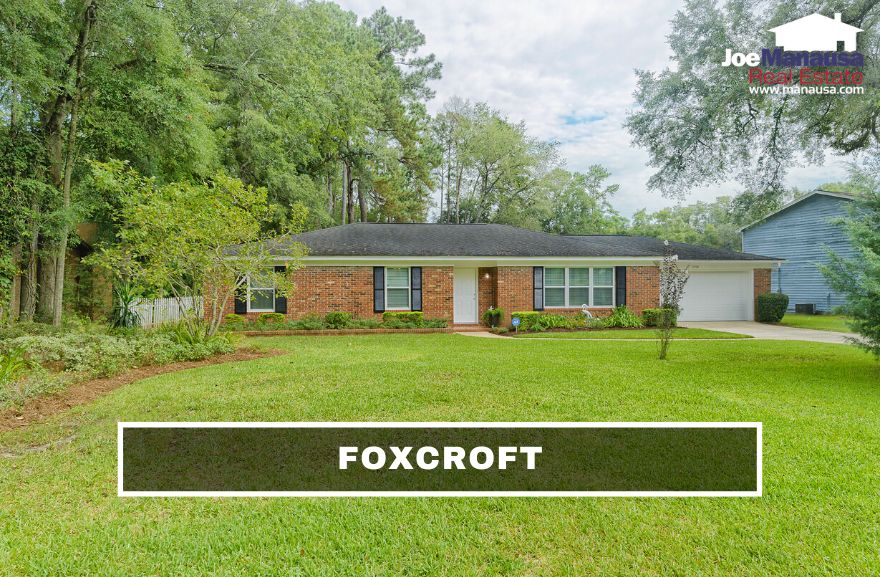 Foxcroft Tallahassee FL Foxcroft has more than 310 four and three-bedroom single-family detached homes on large, mature lots that are among the hottest homes in our market today.