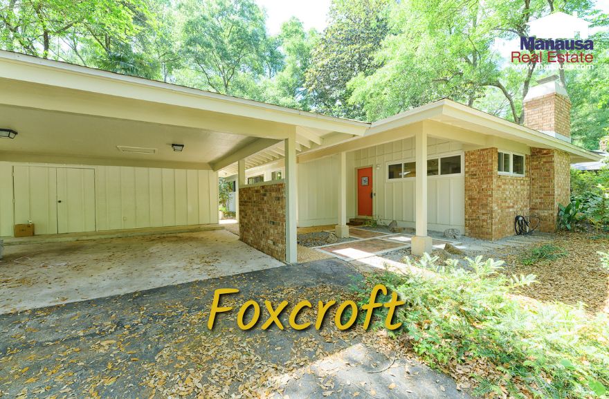  Foxcroft, a tranquil neighborhood in northeast Tallahassee, Florida, boasts tree-lined, peaceful streets, access around town, and a close-knit community spirit.