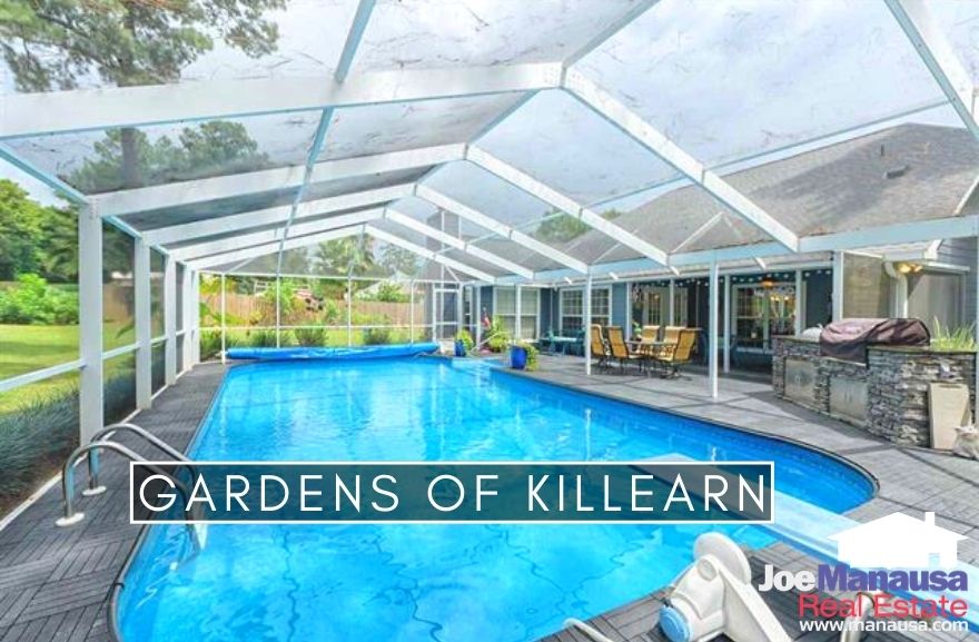 The Gardens of Killearn is located on the western edge of Centerville Road and sits at the southwest corner of Killearn Estates.