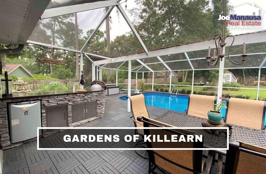 The Gardens of Killearn is located on the west side of Centerville Road at the southwest corner of Killearn Estates in the high-demand 32309 zip code.