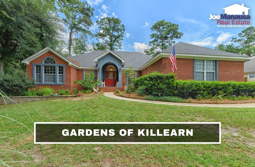 The Gardens of Killearn in Northeast Tallahassee is located at the southwest corner of Killearn Estates on the west side of Centerville Road in the high-demand 32309 zip code.