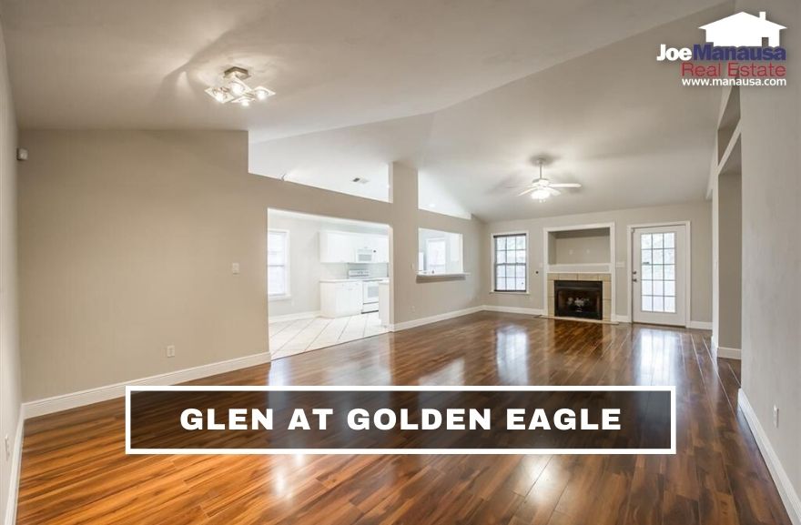 The Glen at Golden Eagle is a patio-home community with more than 200 three and four-bedroom homes that are currently selling like hotcakes.