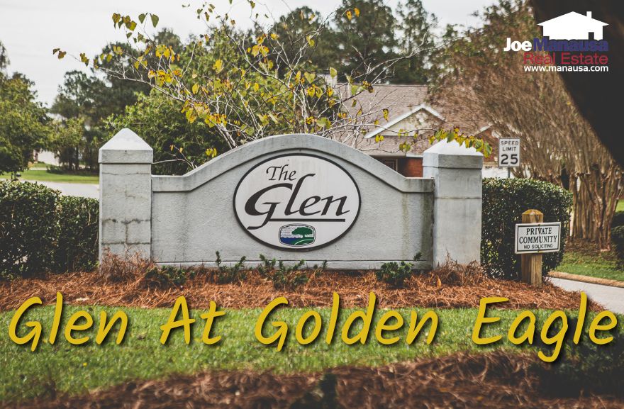 The Glen at Golden Eagle is a premier residential community situated in Northeast Tallahassee, Florida. Boasting over 200 single-family luxury homes, the neighborhood is conveniently located near the renowned Tom Fazio-designed Golden Eagle Golf Course.