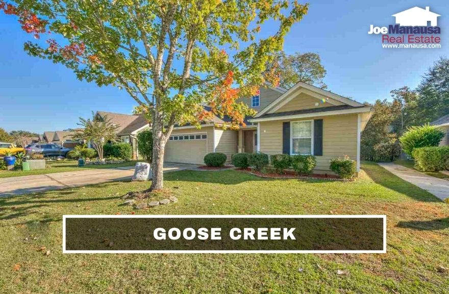 Goose Creek Fields and Goose Creek Meadows (aka Goose Creek) collectively contain 170 three and four-bedroom homes that were built mostly from 2002 through 2006.