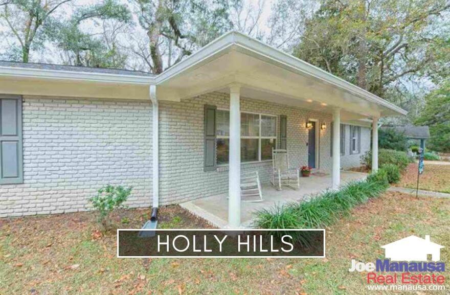 Holly Hills in Northwest Tallahassee is centrally located north of Tharpe Street and south of Old Bainbridge Road, giving its residents fast access to midtown and downtown areas.