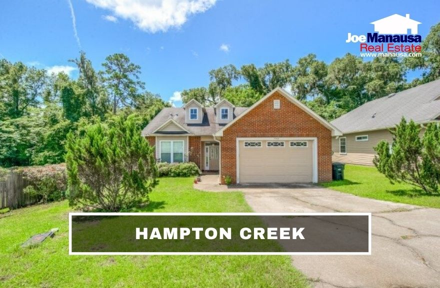 Hampton Creek is located on the south side of Apalachee Parkway and north of Capital Circle Southeast, giving residents quick and easy access to downtown Tallahassee.