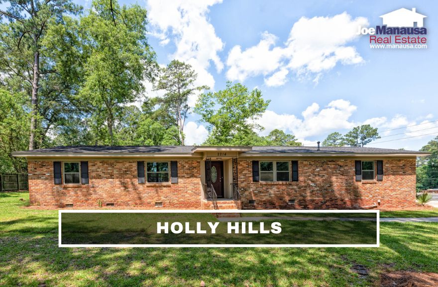 Holly Hills is centrally located north of Tharpe Street and south of Old Bainbridge Road, giving residents quick access to the midtown area.