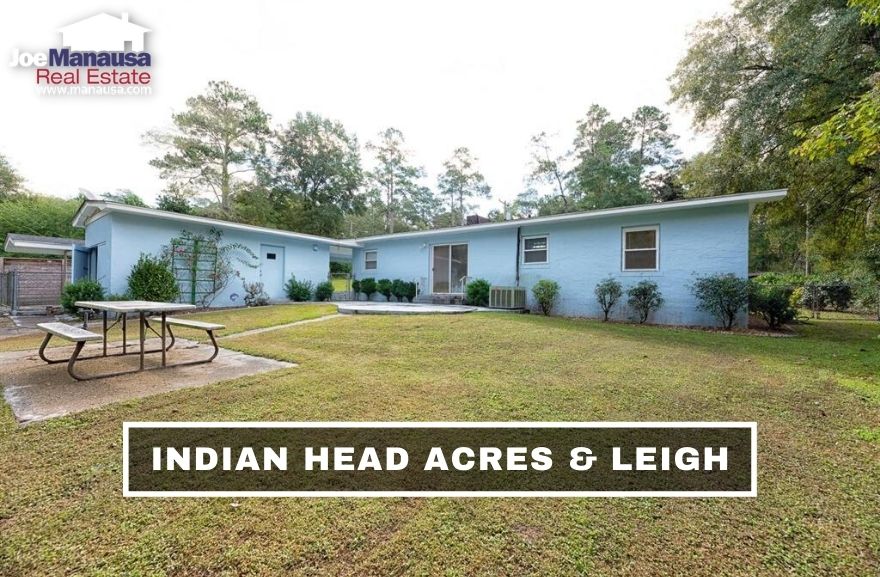 Indian Head Acres and Lehigh are popular downtown neighborhoods where a very short walk will deliver you to Cascades Park, Myers Park, or the Governor's Square Mall.