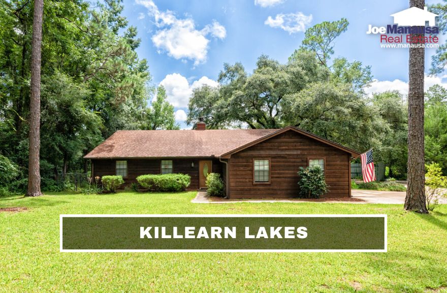 Killearn Lakes is located between Bannerman Road, Thomasville Road, and Bull Headly Road in the highly sought-after 32312 zip code in NE Tallahassee.
