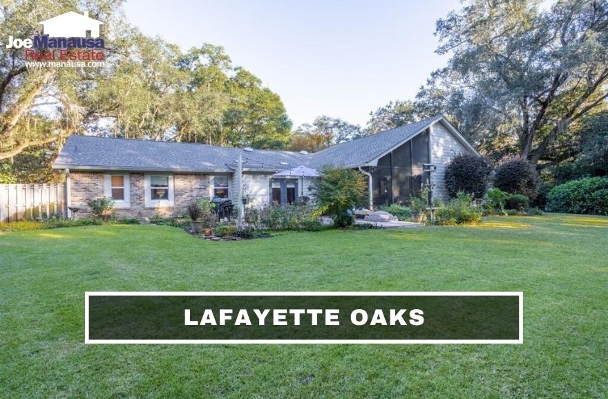 Lafayette Oaks is located north of Capital Circle Northeast and south of I-10 on the west side of Mahan Drive, providing quick access to town for its residents.