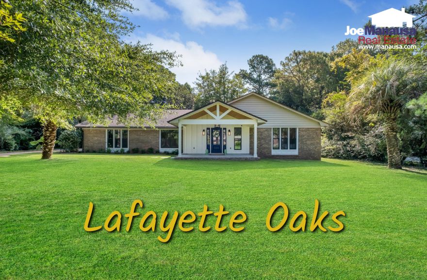 Lafayette Oaks, a coveted gated community in northeast Tallahassee, showcases homes primarily built in the 1970s, 1980s, and 1990s, exuding a classic and timeless ambiance. 