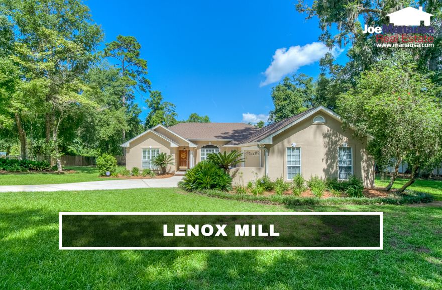 Lenox Mill is located just north of Northampton on the east side of Thomasville Road, right in the middle of where everybody seems to want to be.
