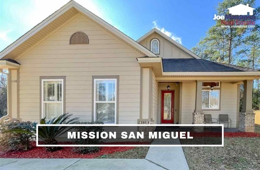 Mission San Miguel is a very small (but popular) Northeast Tallahassee neighborhood containing roughly 80 five, four, and three-bedroom single-family detached homes, all built within the past fifteen years.