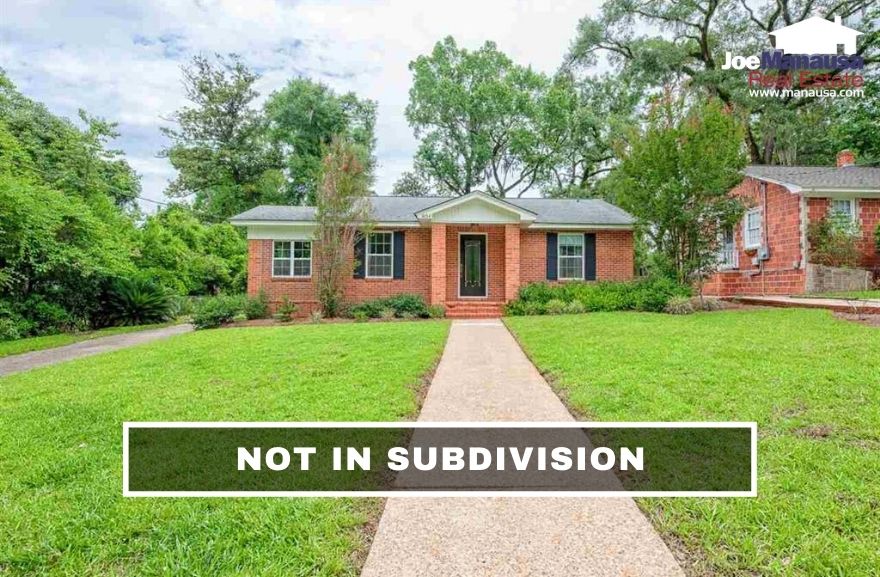 There are tens of thousands of homes in Tallahassee located outside of formal real estate subdivisions and we review them collectively several times each year.