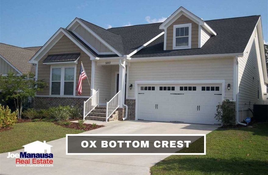 Ox Bottom Crest Tallahassee FL Ox Bottom Crest is a newer neighborhood filled with 150 four and three-bedroom single-family detached homes.