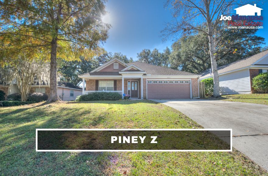 Piney Z is located on the north side of Conner Blvd and east of Capital Circle SE and has a full amenity package (pool, pavilion, fitness center, gazebo, playground, and a park).