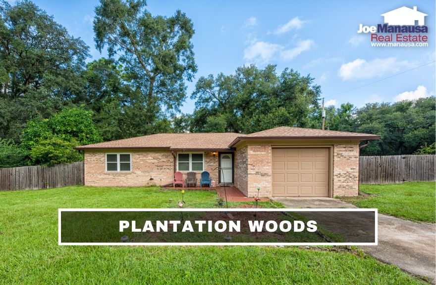 Plantation Woods is located south of Old Bainbridge Road on the west side of Fred George Road, giving its residents quick access to all of Tallahassee.