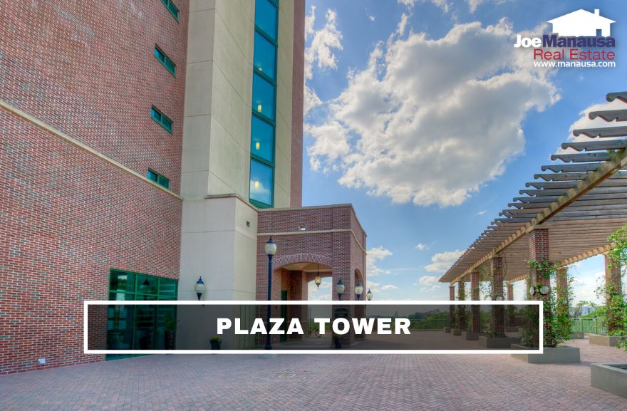 Plaza Tower in downtown Tallahassee is a vertical condominium complex with more than 200 one and two-bedroom units.