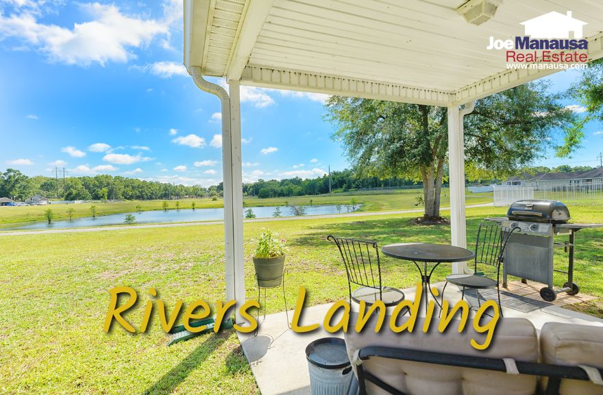 Established within the last 15 years, Rivers Landing features well-maintained homes, with new ones still under construction. However, the plots are somewhat smaller than nearby neighborhoods, so consider this if spacious outdoors is your priority.