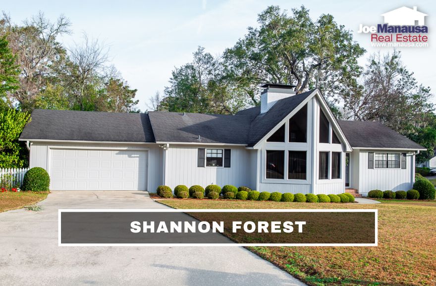 Shannon Forest is located on the western edge of Killearn Estates along the east side of Thomasville Road and has some of the most sought-after houses in Tallahassee.