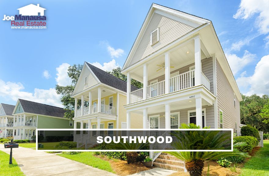 Southwood is located on the east side of Capital Circle just south of Old St. Augustine Road, a rare SE Tallahassee neighborhood that is among the most active neighborhoods in the Tallahassee real estate market.