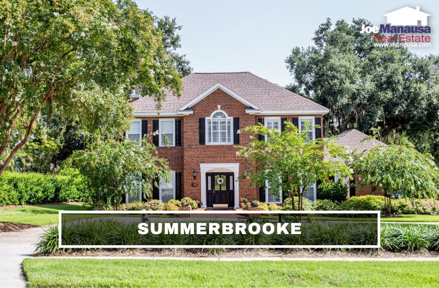 Summerbrooke is a large, upscale neighborhood located in Northeastern Tallahassee and is known for its well-maintained homes and beautiful natural surroundings.