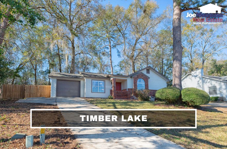 Timber Lake is located out past Capital Circle Northeast on the south side of Apalachee Parkway, giving residents a quick and easy trip to downtown Tallahassee.