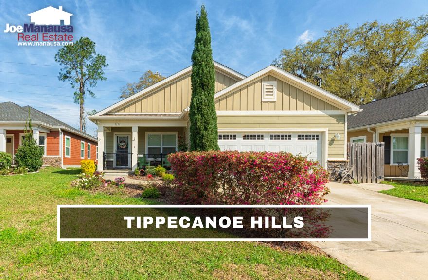 Tippecanoe Hills FL Tippecanoe Hills is a newer and new-home community with roughly 100 three and four-bedroom single-family detached homes, all built and sold within the past ten years.