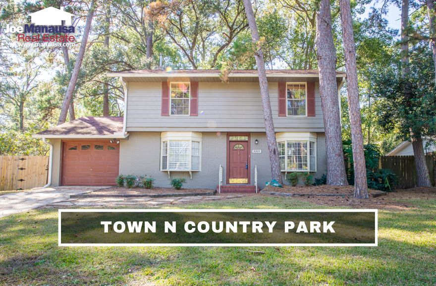 Town N Country Park in Northwest Tallahassee contains roughly 270 five, four, and three-bedroom homes that were built going back to the early 1960s.