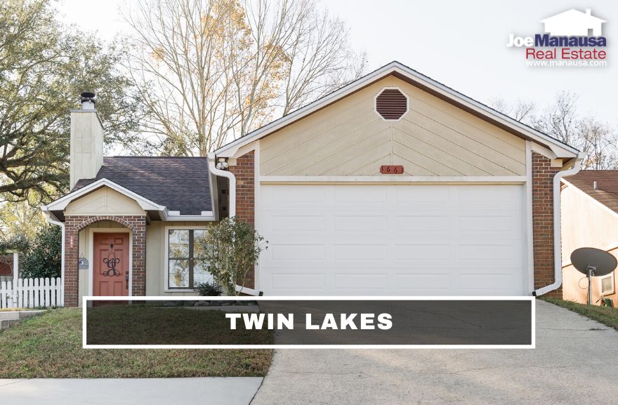 Twin Lakes is located just south of Apalachee Parkway and east of Southwood Plantation Road in the Southeast quadrant of the Tallahassee real estate market.