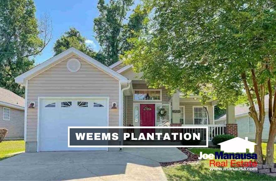 Weems Plantation is located between Capital Circle Northeast and Buck Lake Road in high-demand Northeast Tallahassee.