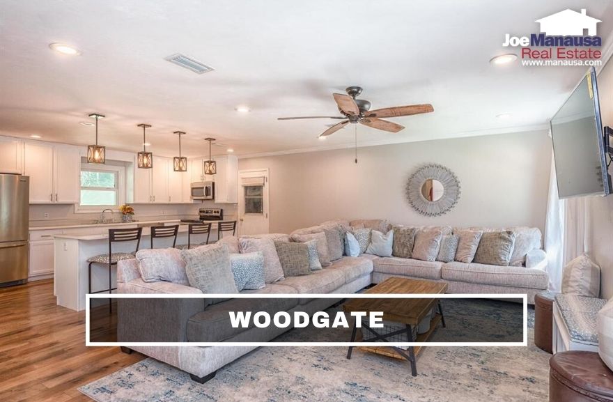 Woodgate is located on the east side of Thomasville Road well south of I-10 in what some might refer to as north Midtown (an A+ location by most measurements).