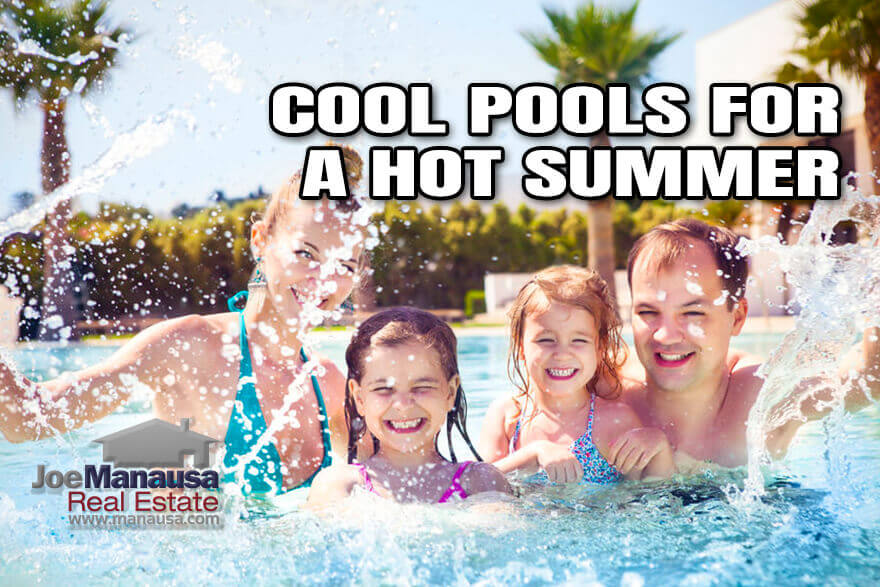 It's summer, the temperatures are in the 90s, don't you think it's time to own a home with a pool?