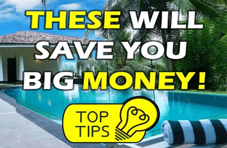Determine the value added by a swimming pool when buying or selling a home