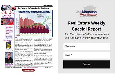 Subscribe to the Real Estate Weekly Special Report
