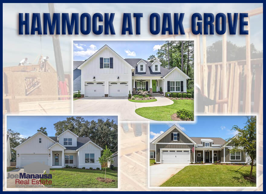 The Hammock At Oak Grove is the ninth-most active new construction neighborhood in Tallahassee