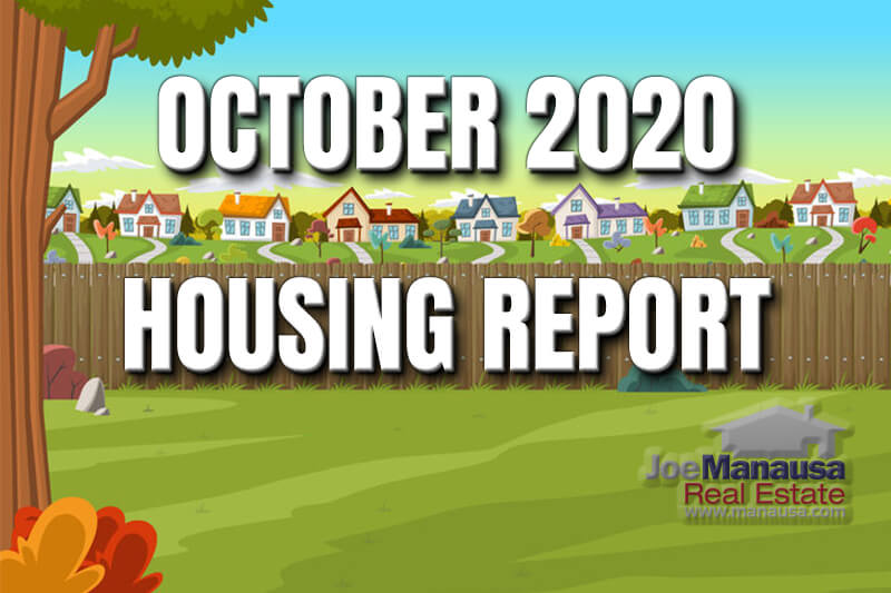 This housing market update is for October 2020