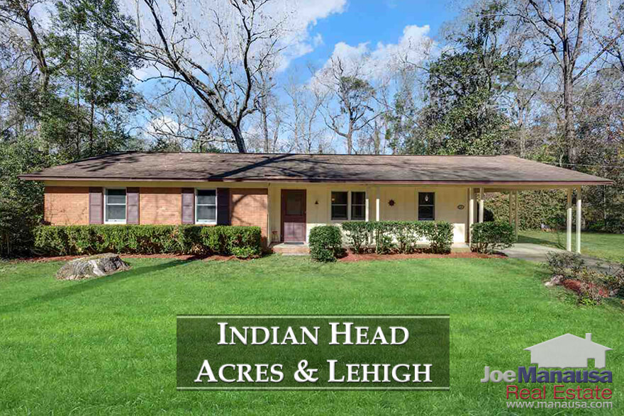 Lehigh & Indian Head Acres are adjacent neighborhoods that are located across the Apalachee Parkway from the Governor's Square Mall in Central Tallahassee